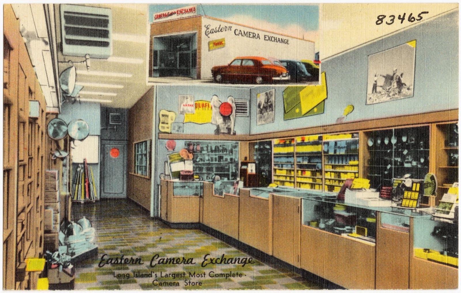 Eastern Camera Exchange, Long Island's largest & most complete camera store, Boston Public Library - undated