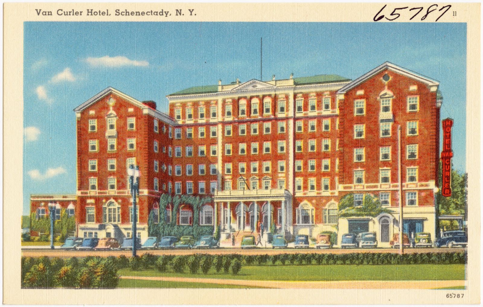 Van Curler Hotel, Schenectady, N. Y., Boston Public Library - undated
