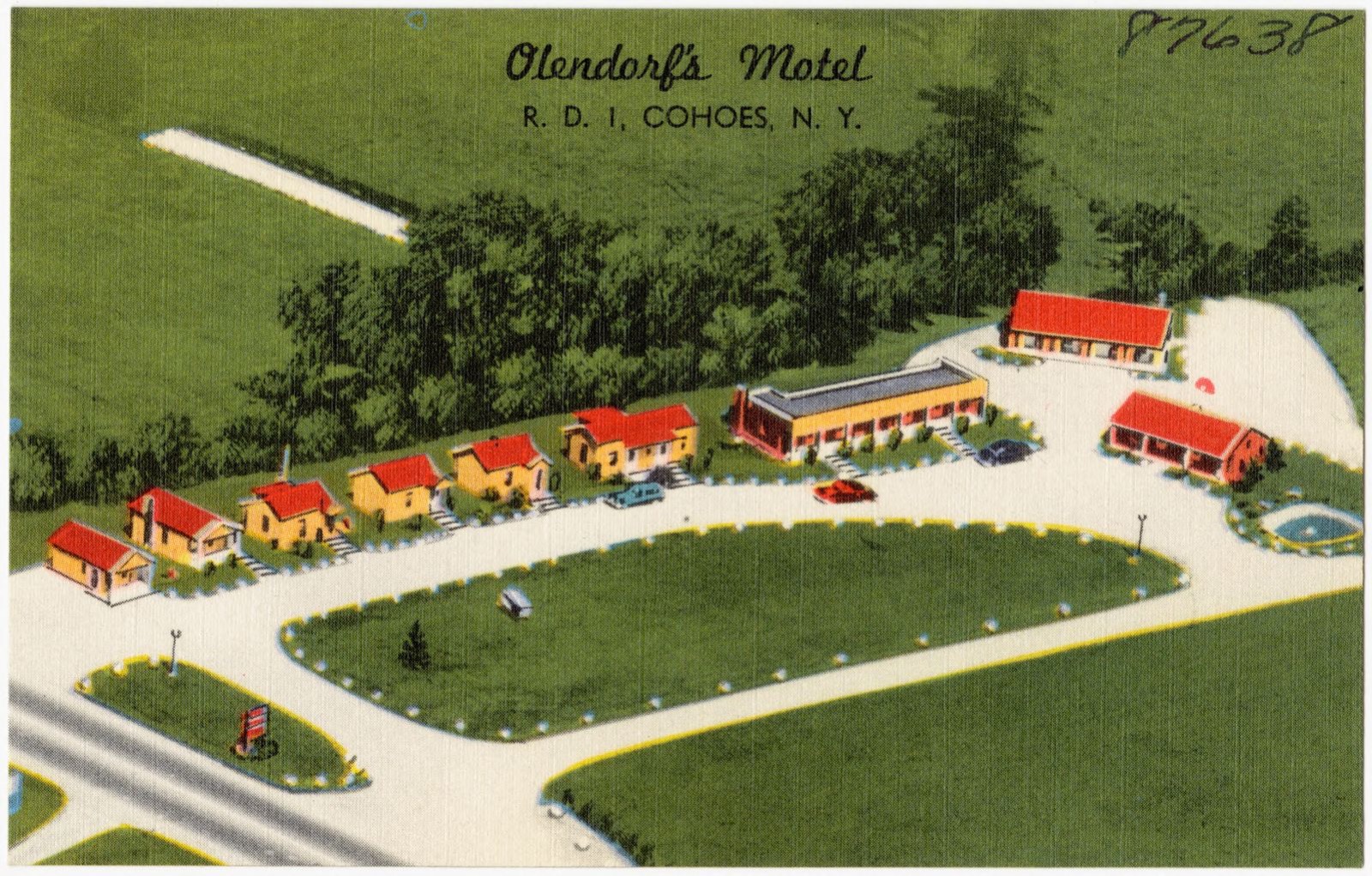 Olendorf's Motel, R. D. 1, Cohoes, N. Y., Boston Public Library - undated