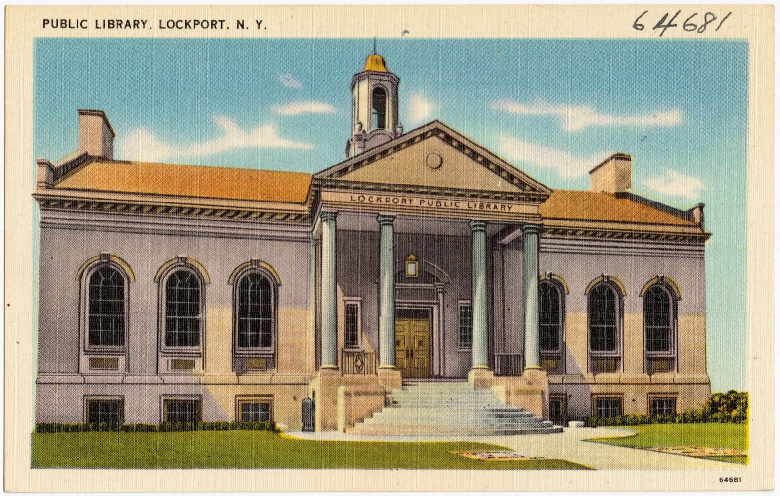 Public library, Lockport, N. Y., Boston Public Library - undated