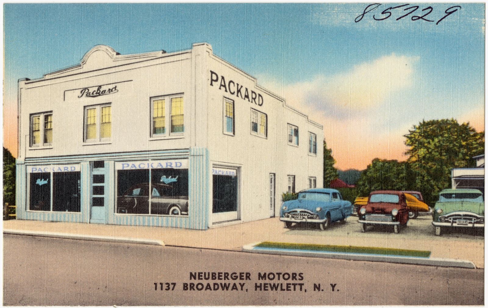 Neuberger Motors, 1137 Broadway, Hewlett, N. Y., Boston Public Library - undated