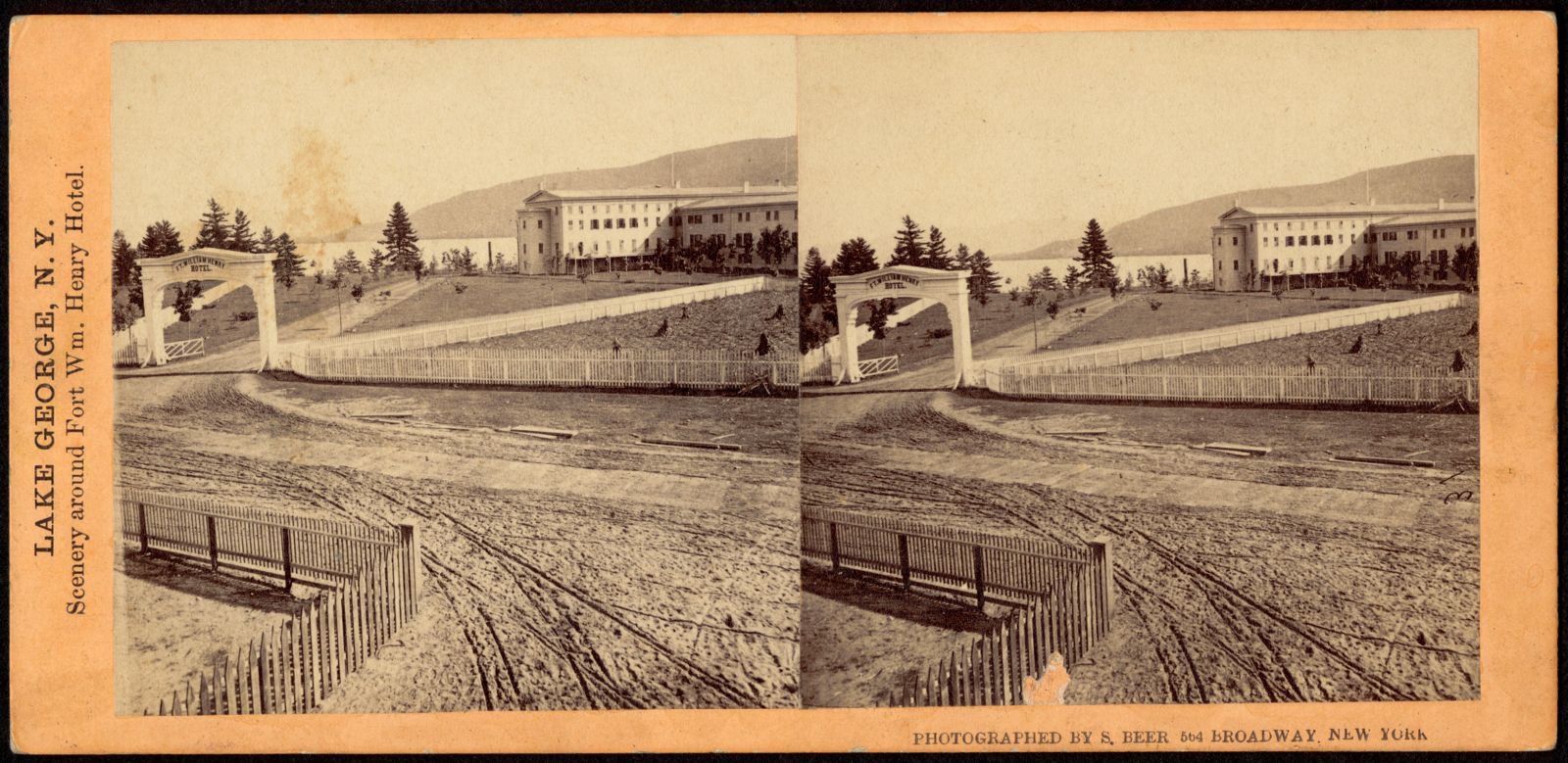 Caldwell. Scenery around the hotel, Boston Public Library - undated