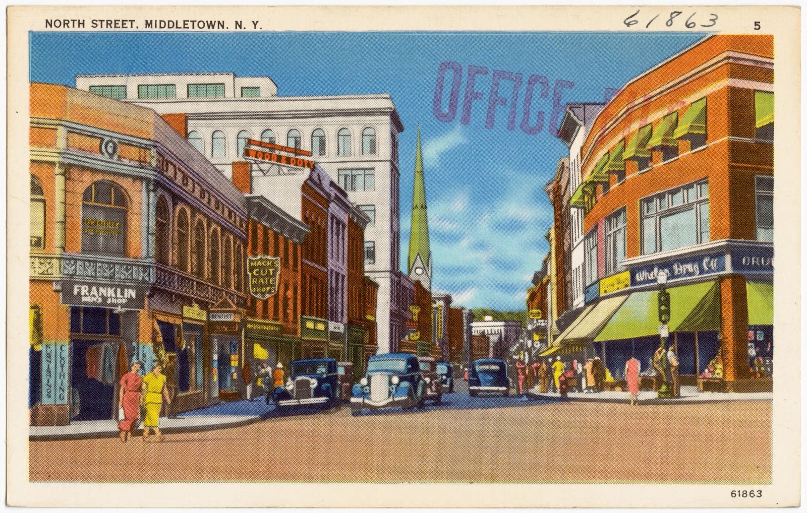 North Street, Middletown, N. Y., Boston Public Library - undated