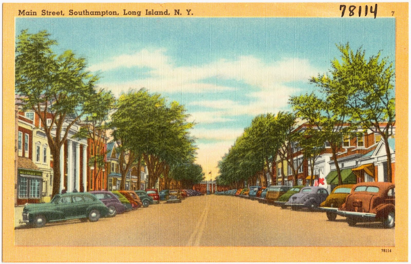 Main Street, Southampton, Long Island, N. Y., Boston Public Library - undated