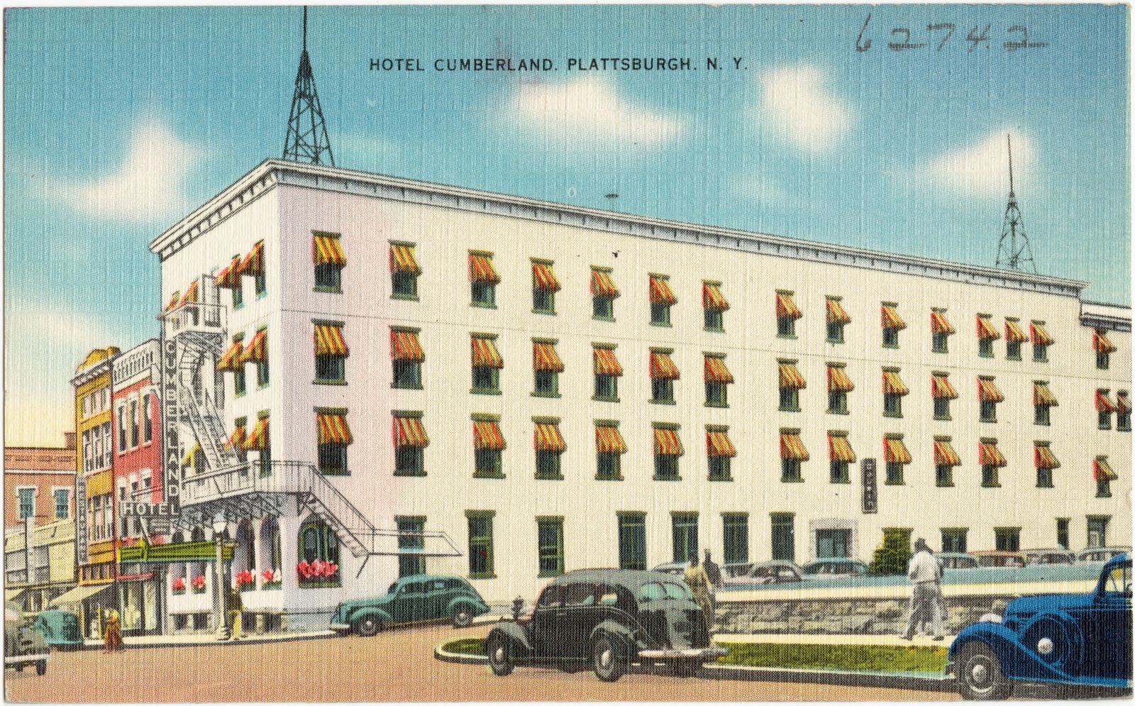 Hotel Cumberland, Plattsburgh, N. Y., Boston Public Library - undated