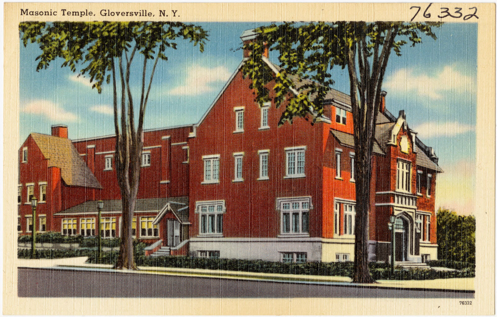 Masonic Temple, Gloversville, N. Y., Boston Public Library - undated