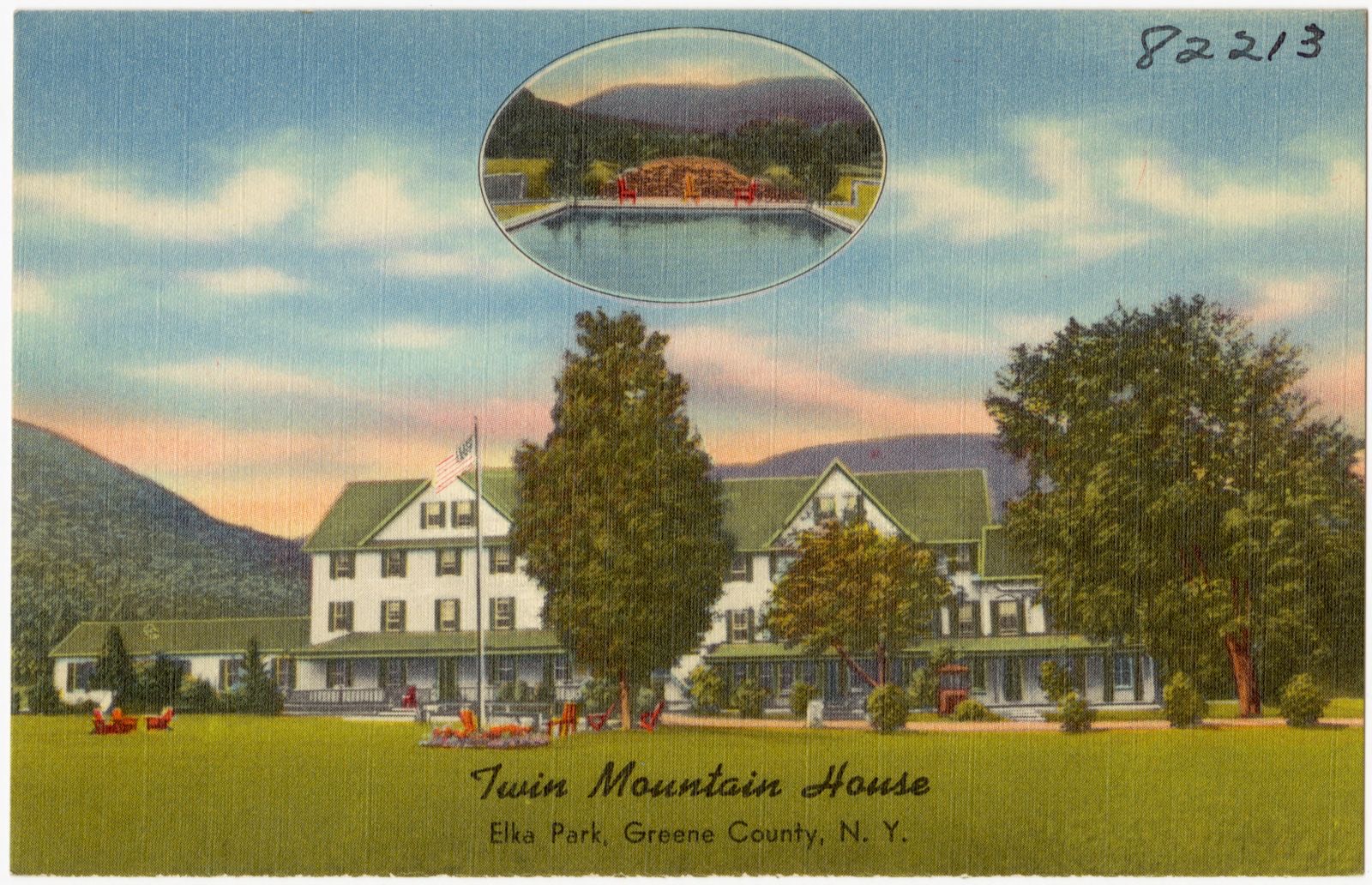 Twin Mountain House, Elka Park, Greene County, N. Y., Boston Public Library - undated