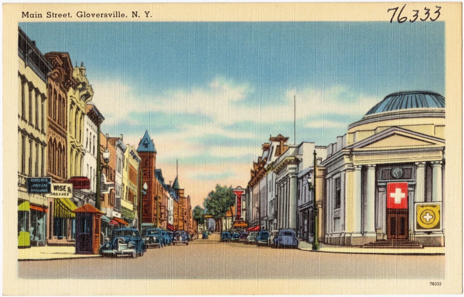 Main Street, Gloversville, N. Y., Boston Public Library - undated
