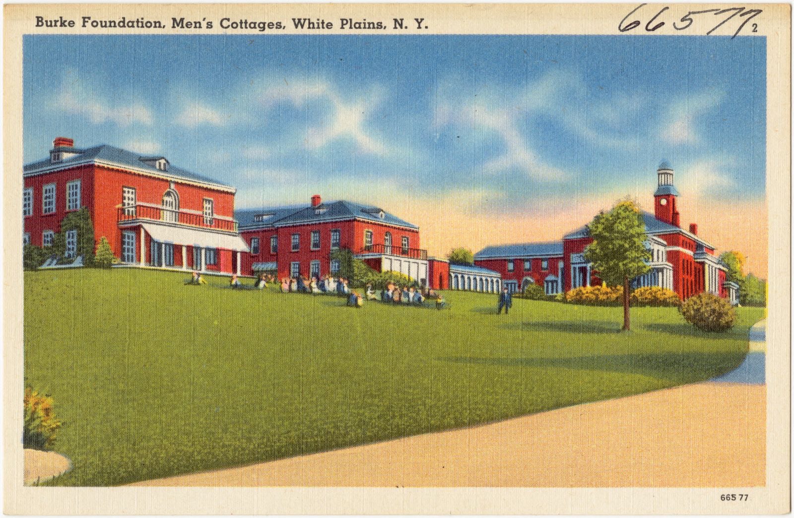 Burke Foundation, men's cottages, White Plains, N. Y., Boston Public Library - undated