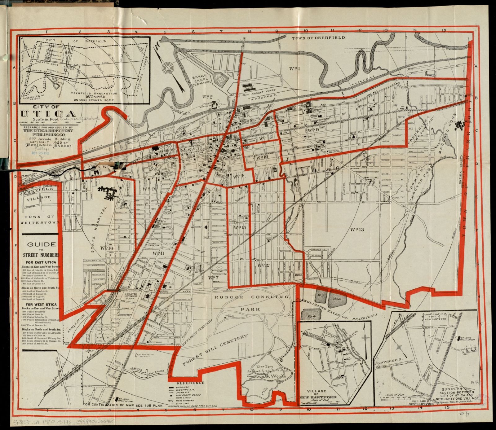 City of Utica, Boston Public Library - undated