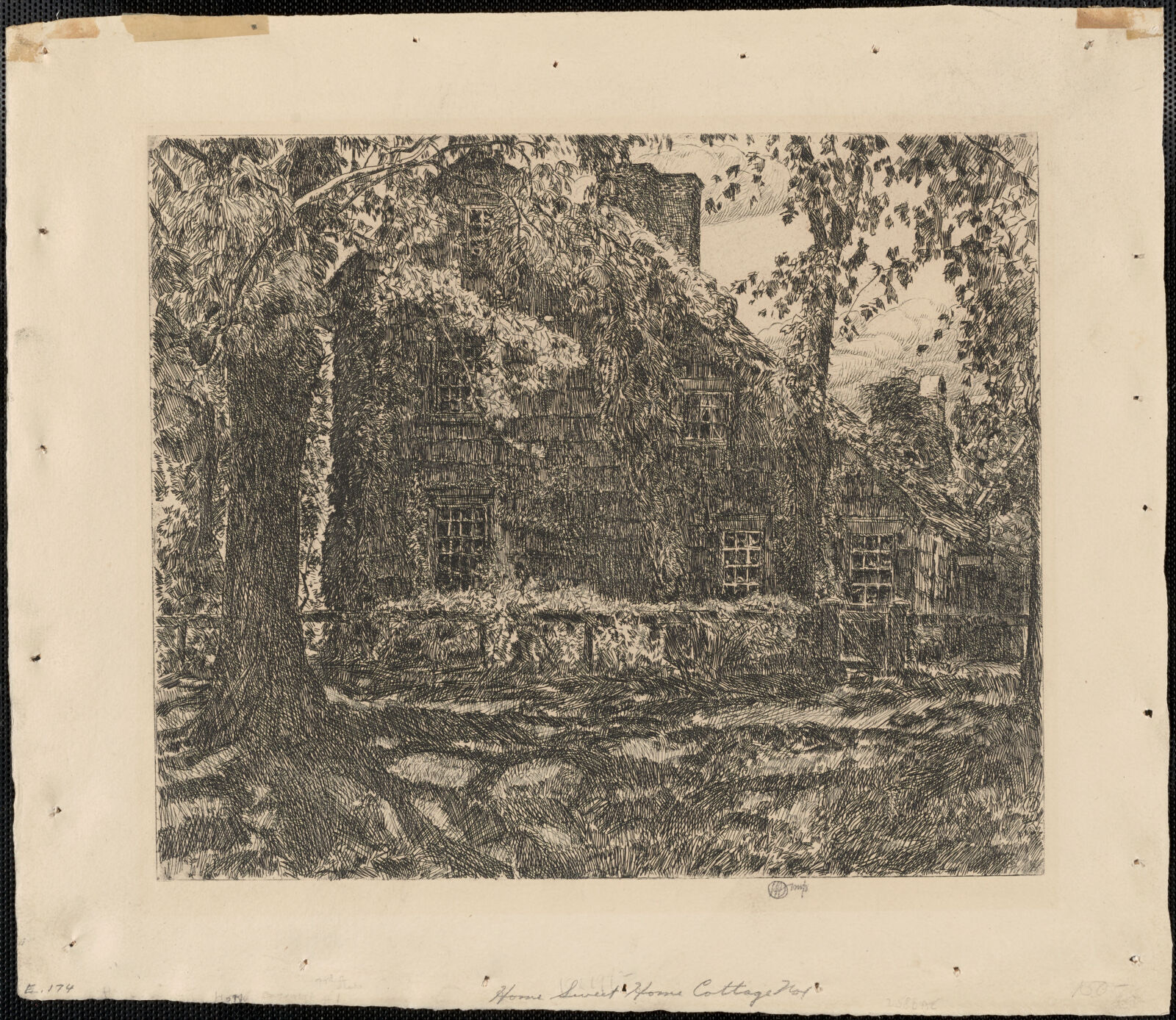 The "home sweet home" cottage, Easthampton, Boston Public Library - undated