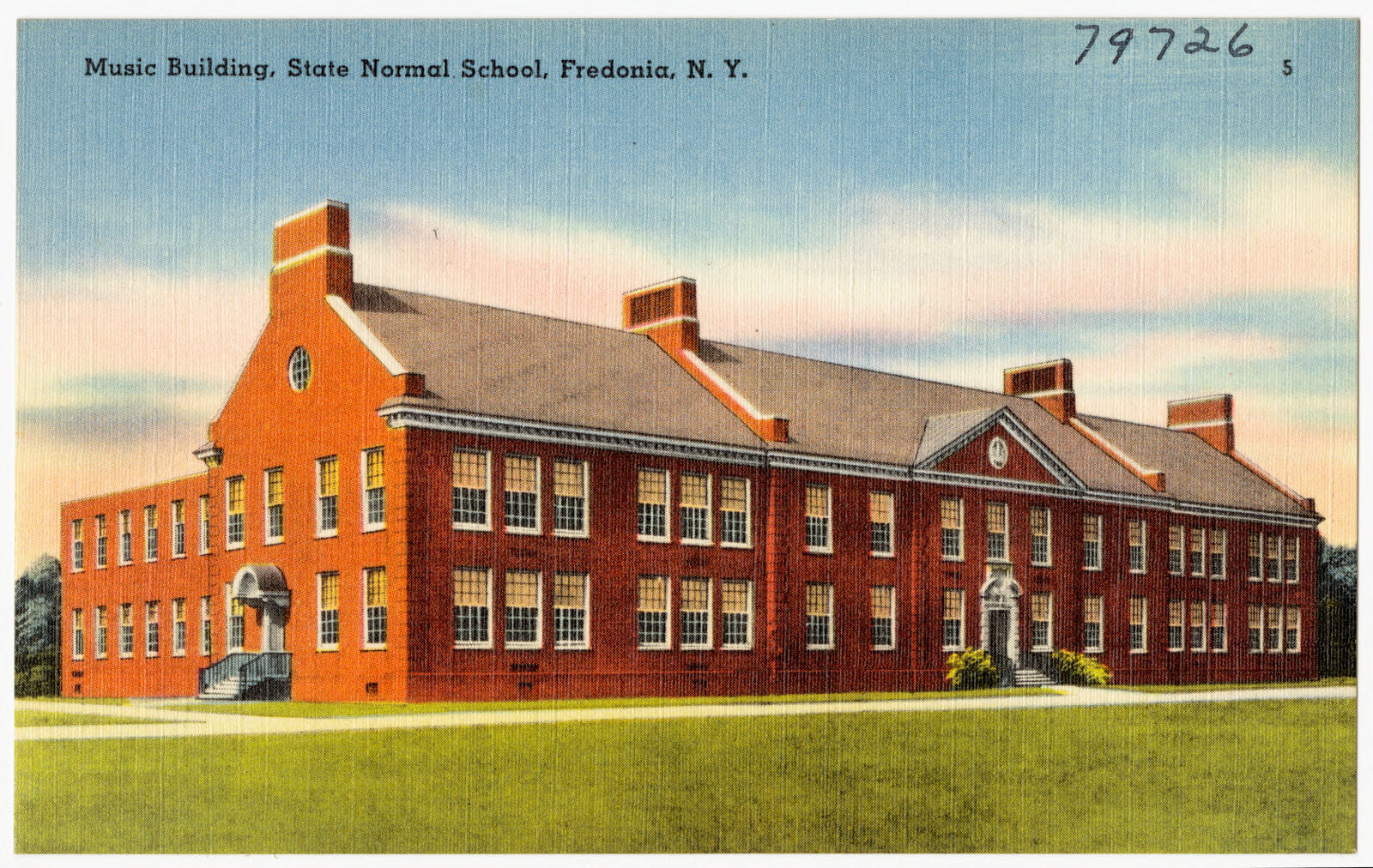Music building, State Normal School, Fredonia, N. Y., Boston Public Library - undated