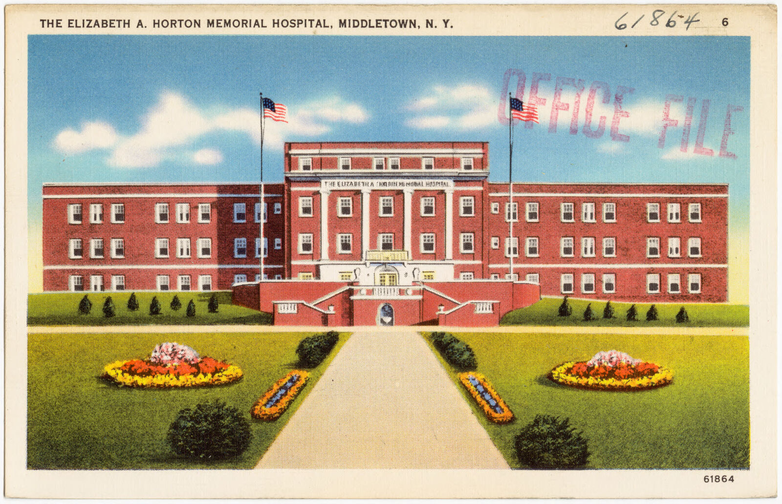 The Elizabeth A. Horton Memorial Hospital, Middletown, N. Y., Boston Public Library - undated
