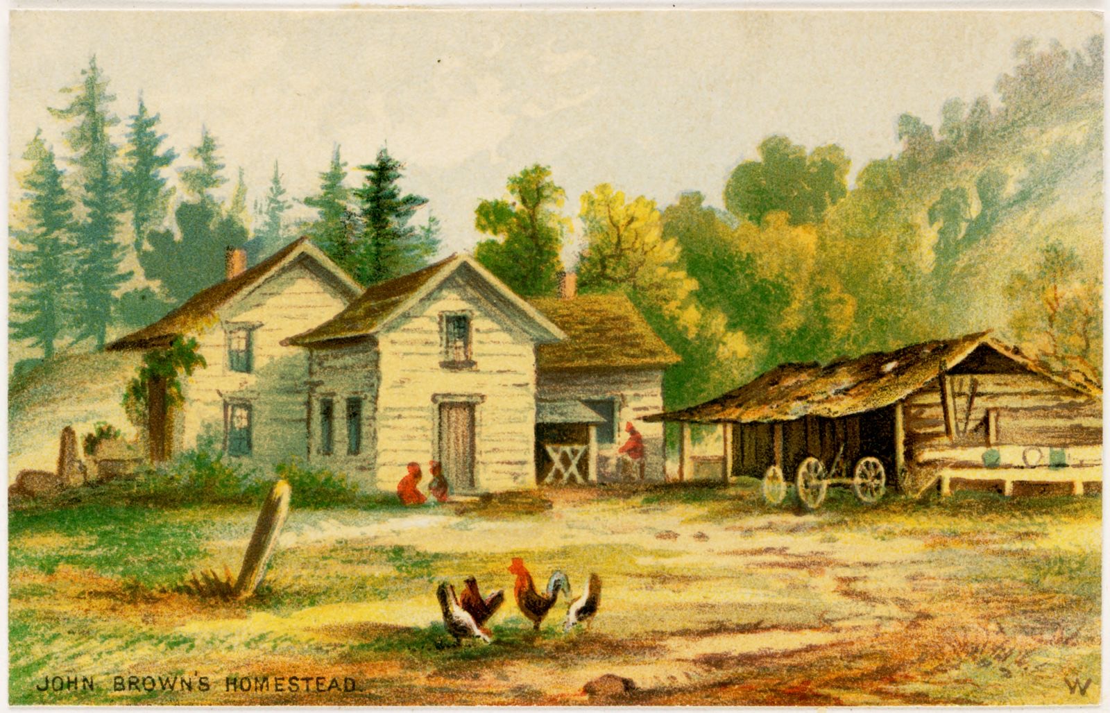 John Brown's homestead, Boston Public Library - undated
