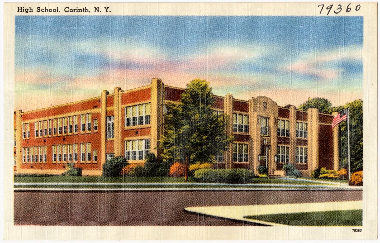 High school, Corinth, N. Y., Boston Public Library - undated