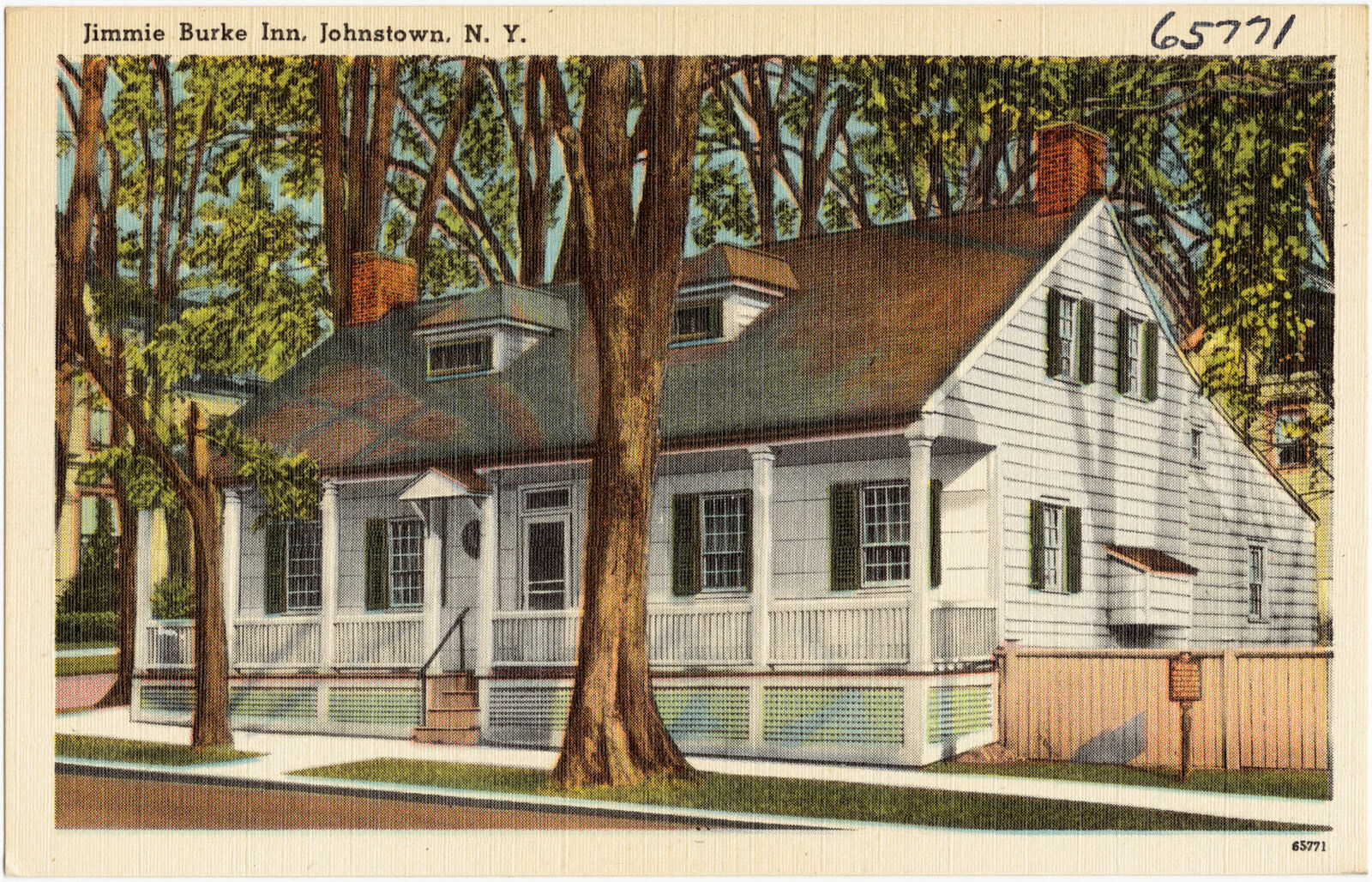 Jimmie Burke Inn, Johnstown, N. Y., Boston Public Library - undated