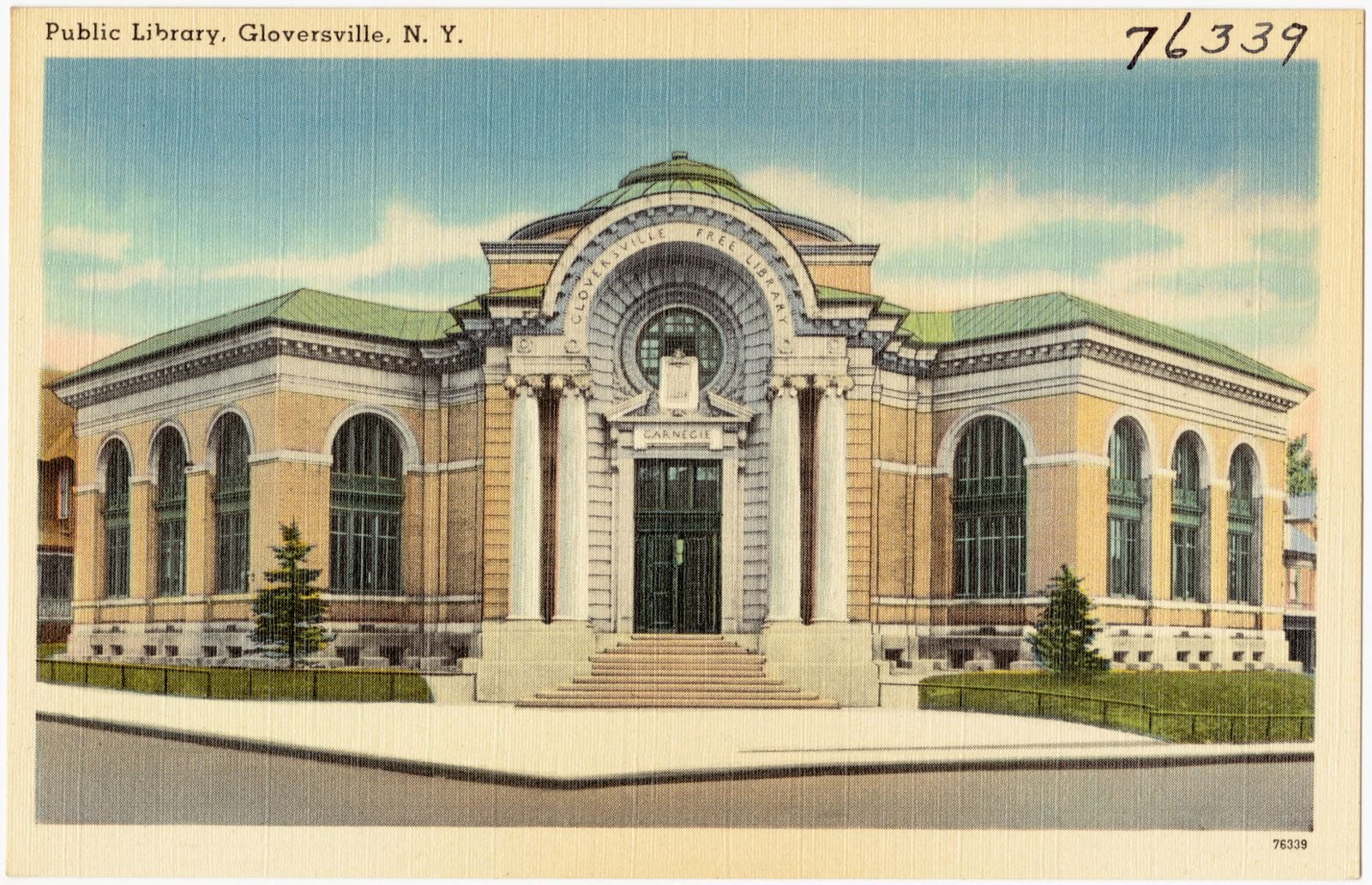 Public library, Gloversville, N. Y., Boston Public Library - undated