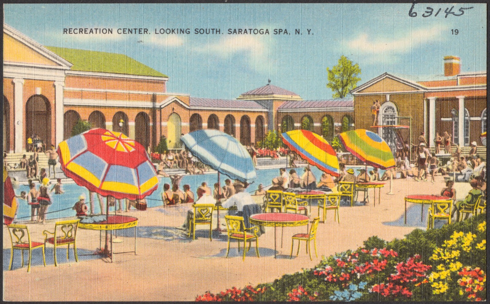 Recreation center, looking south, Saratoga Spa, N. Y., Boston Public Library - undated