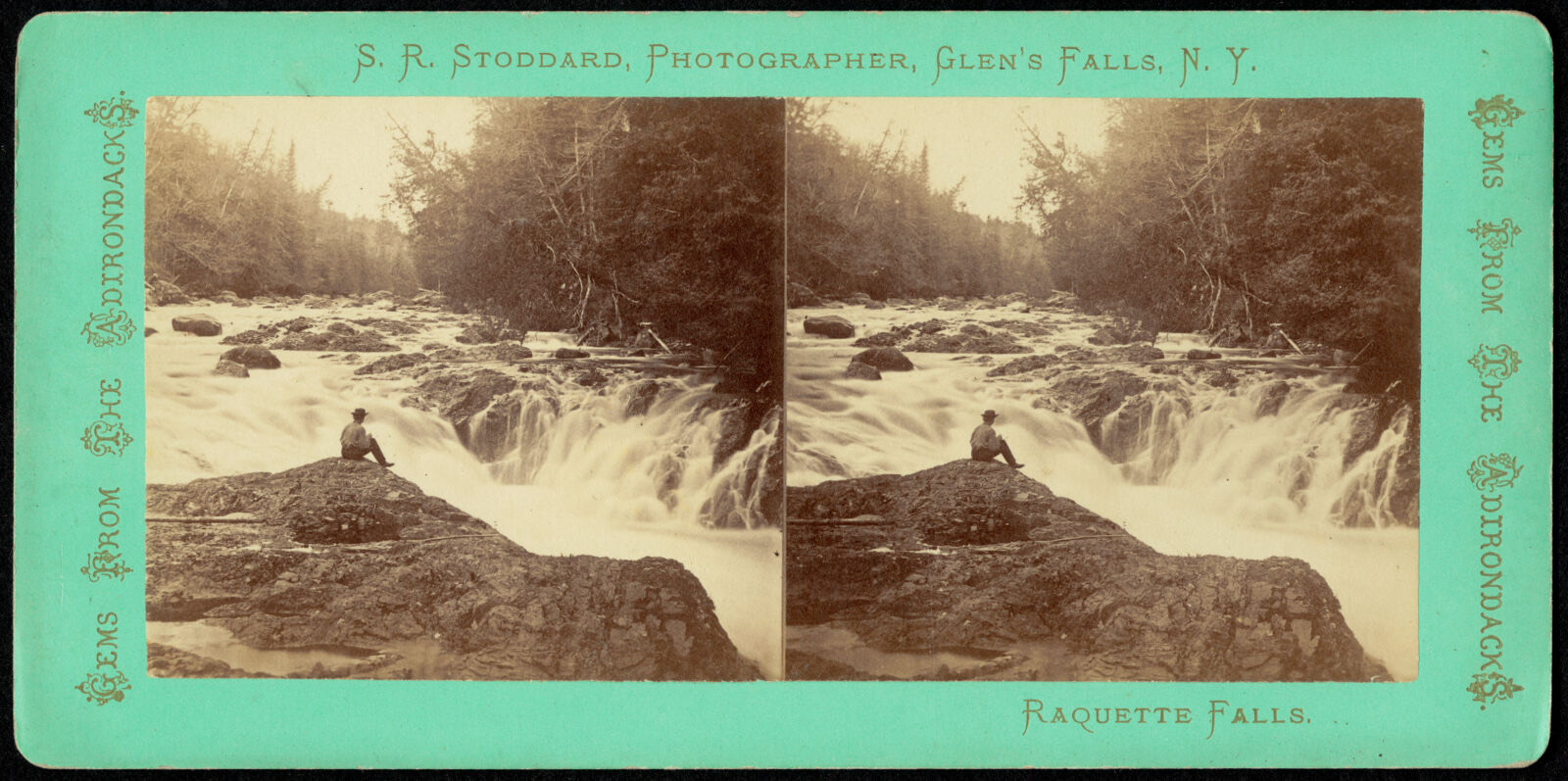 Raquette Falls, Boston Public Library - undated
