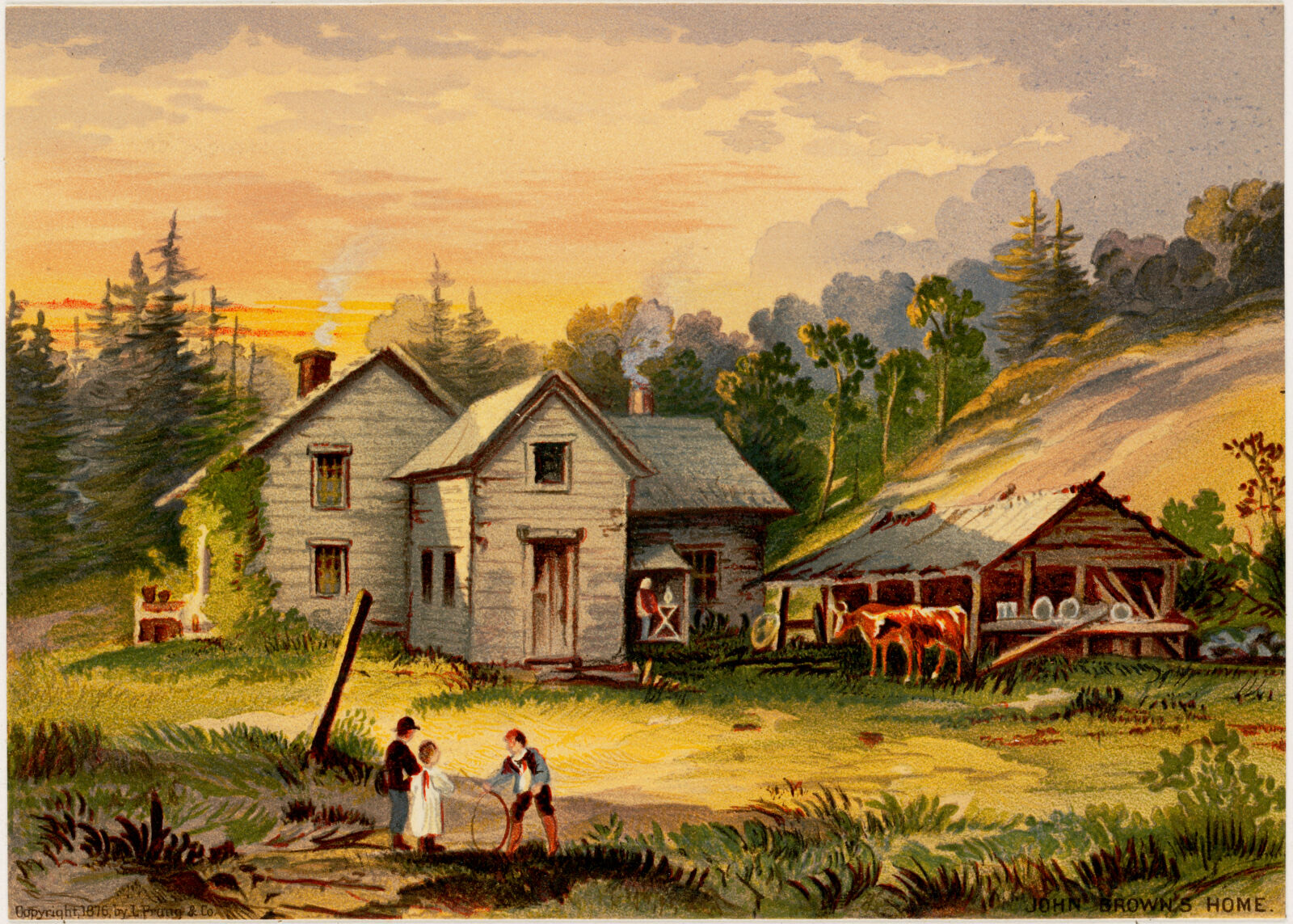 John Brown's home, Boston Public Library - undated