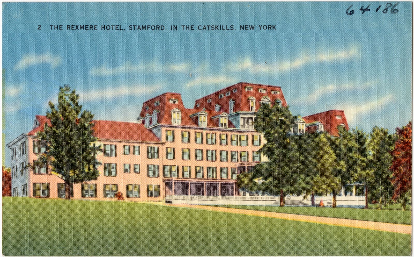 The Rexmere Hotel, Stamford, in the Catskills, New York, Boston Public Library - undated