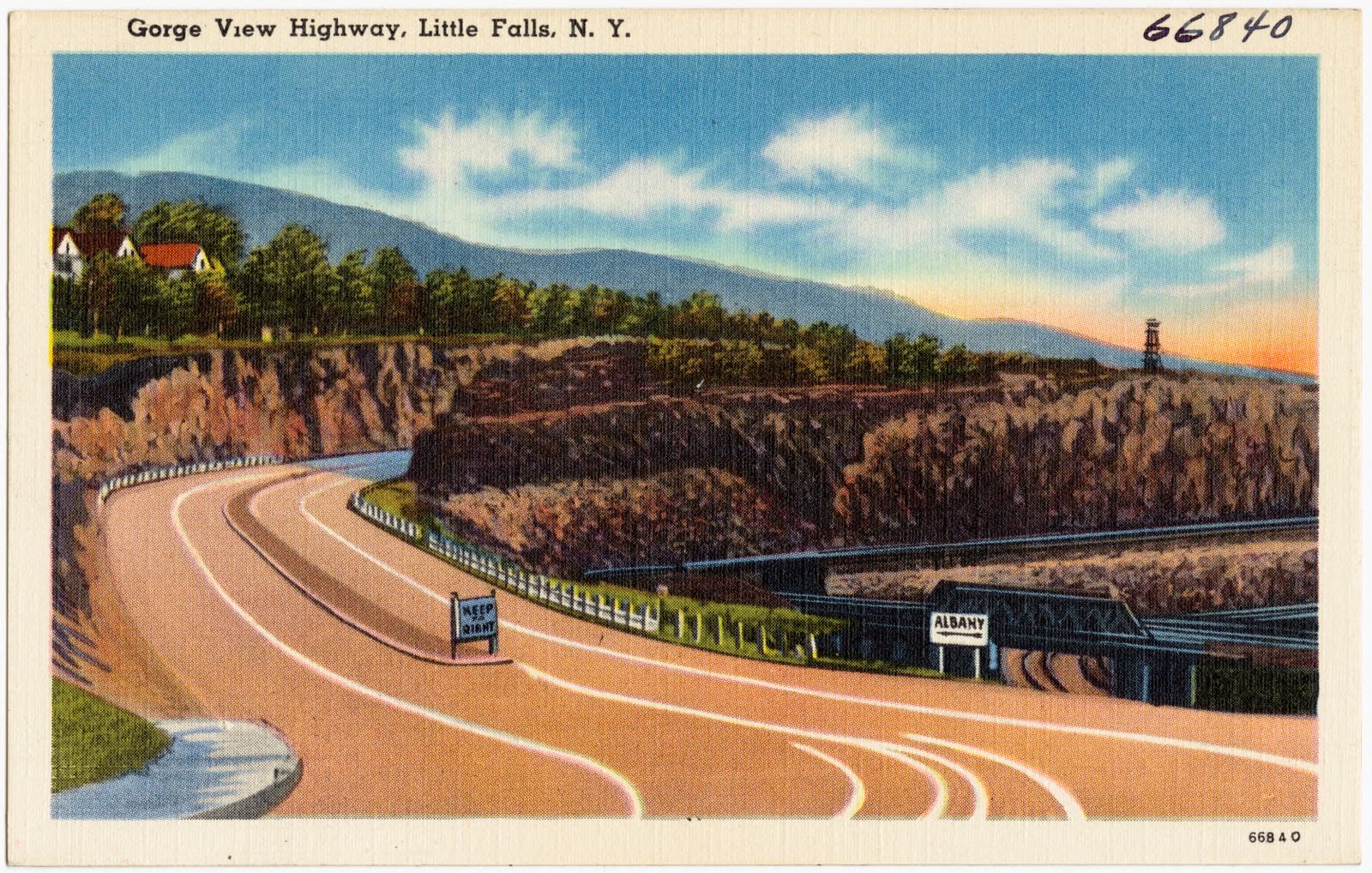 Gorge View Highway, Little Falls, N. Y., Boston Public Library - undated