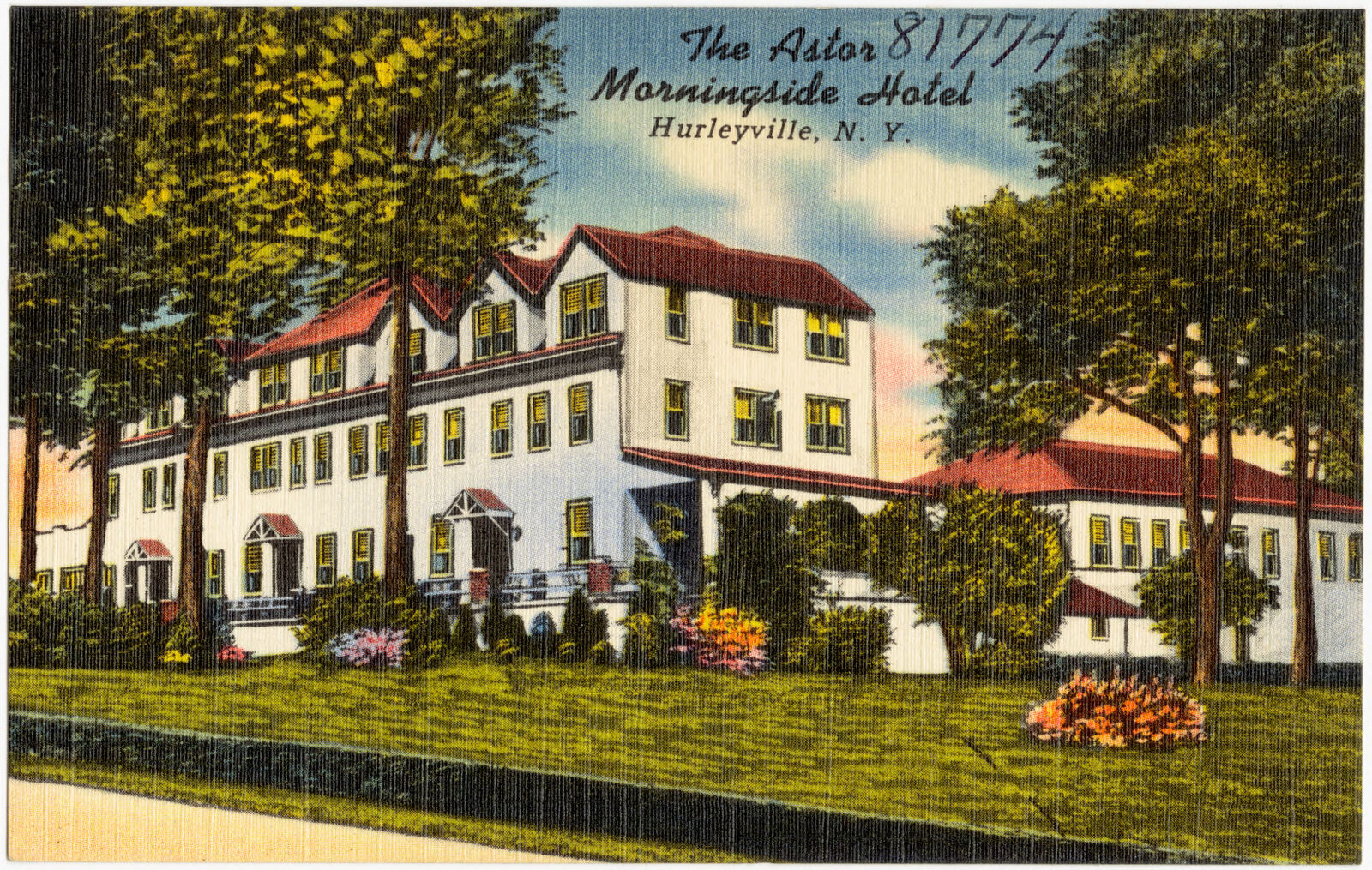 The Astor, Morningside Hotel, Hurleyville, N. Y., Boston Public Library - undated