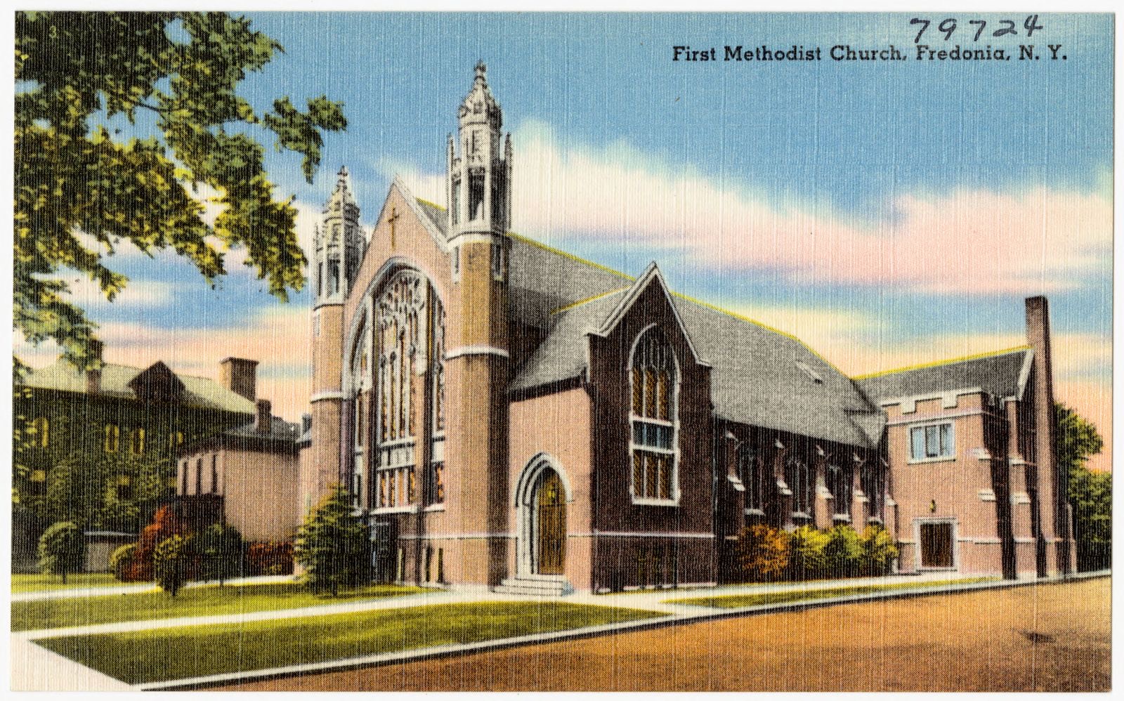 First Methodist Church, Fredonia, N. Y., Boston Public Library - undated