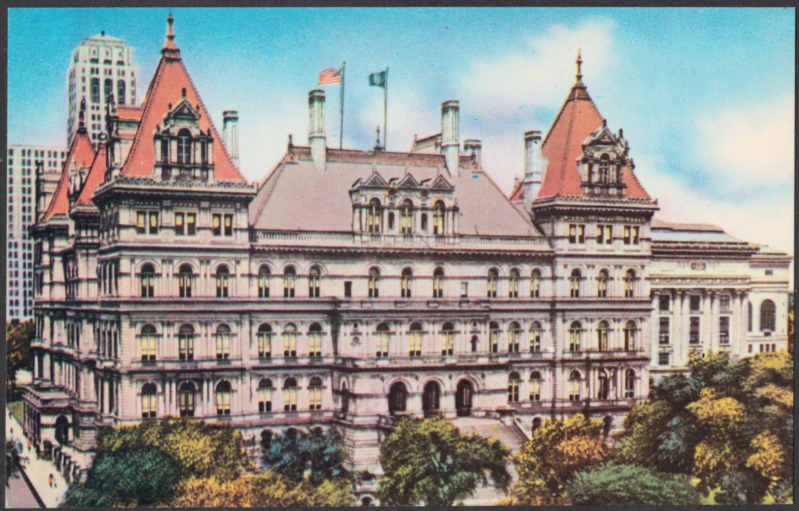 Capitol city of the Empire State, Boston Public Library - undated