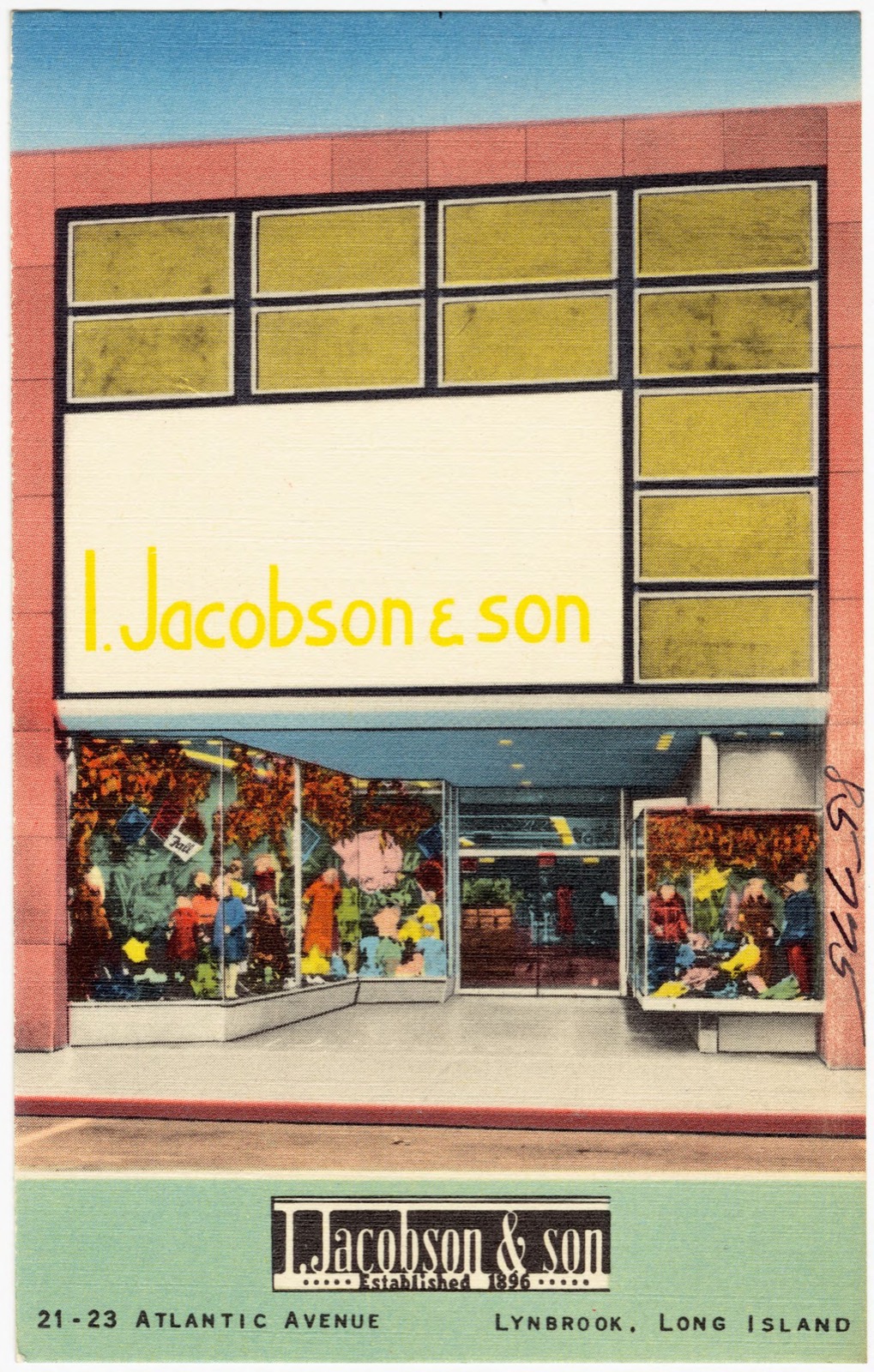 I. Jacobson & Son, established 1896. 21-23 Atlantic Avenue, Lynbrook, Long Island, Boston Public Library - undated