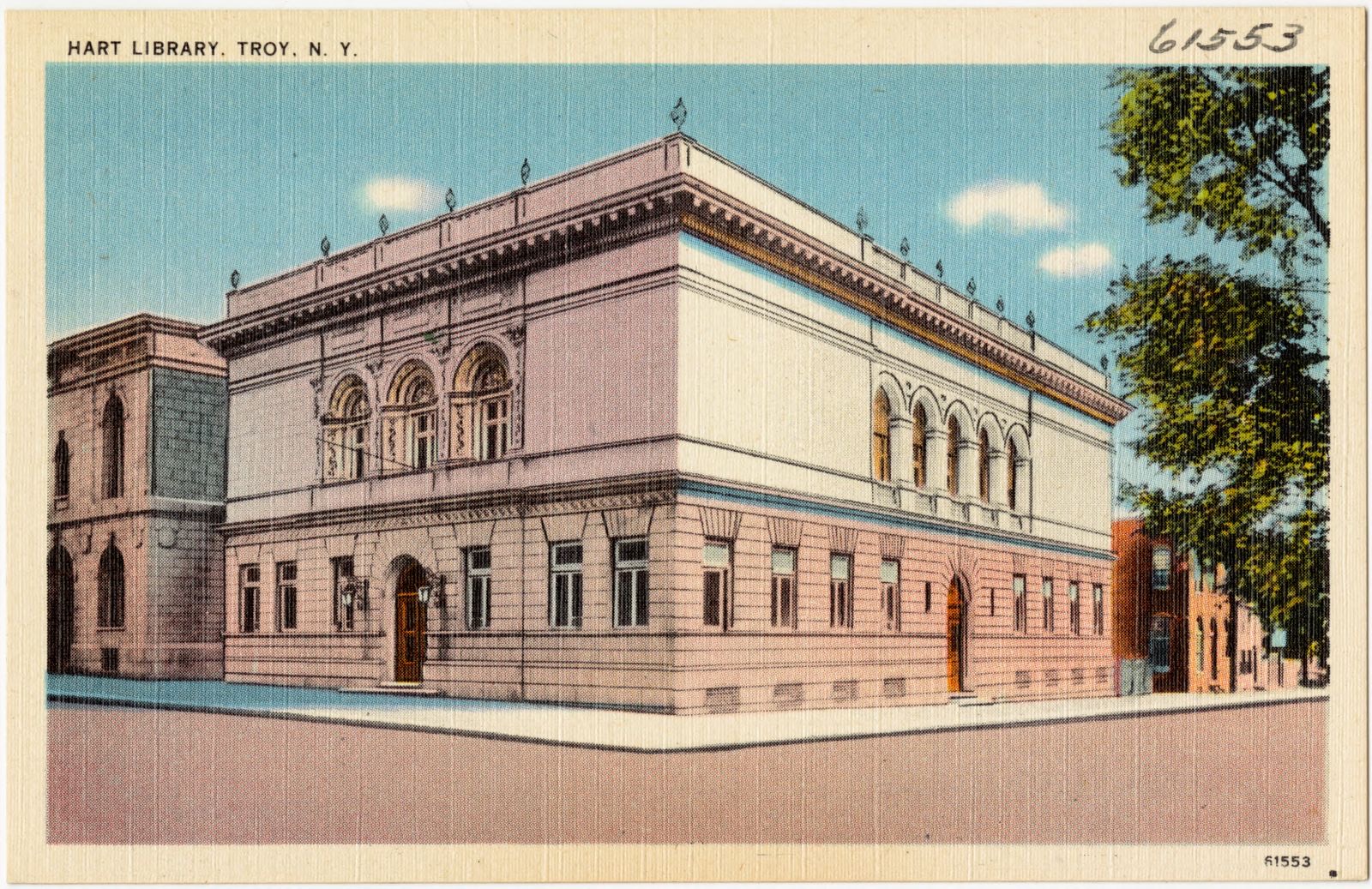 Hart Library, Troy, N. Y., Boston Public Library - undated