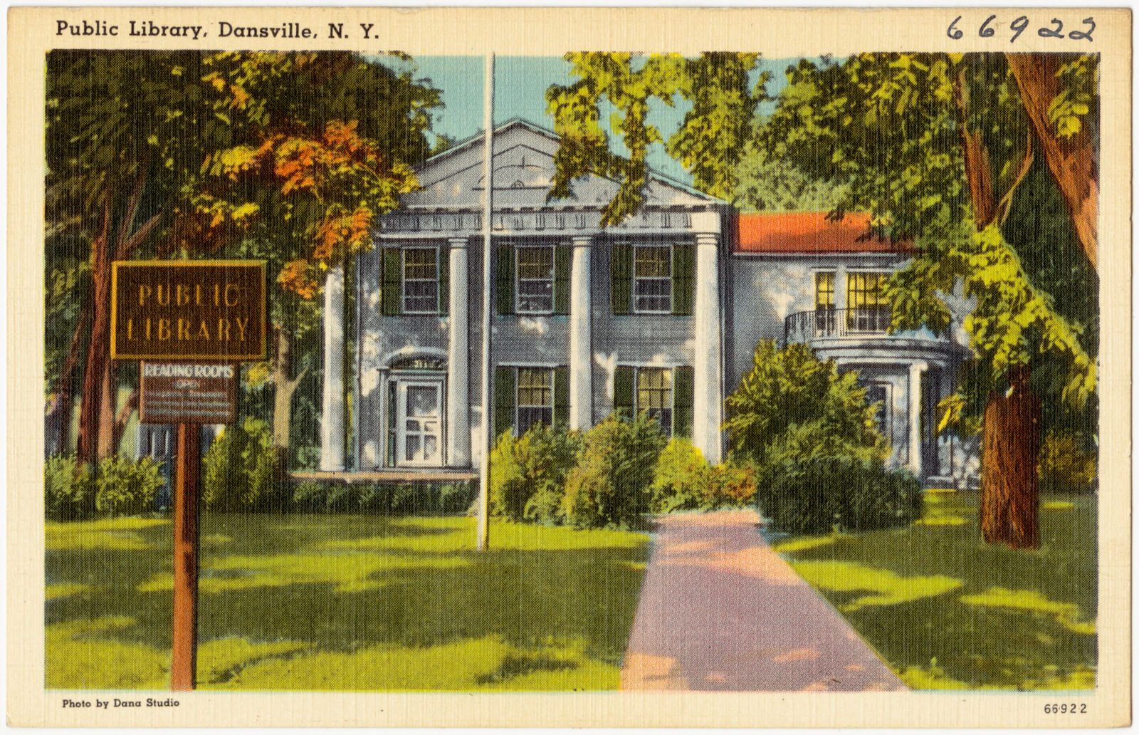 Public Library, Dansville, N. Y., Boston Public Library - undated