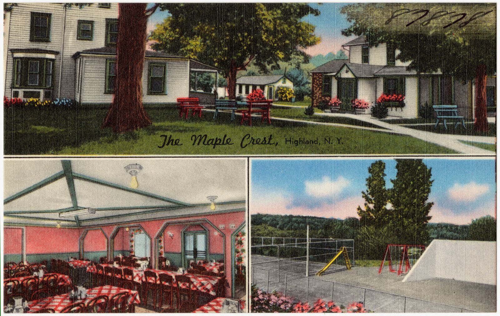 The Maple Crest, Highland, N. Y., Boston Public Library - undated