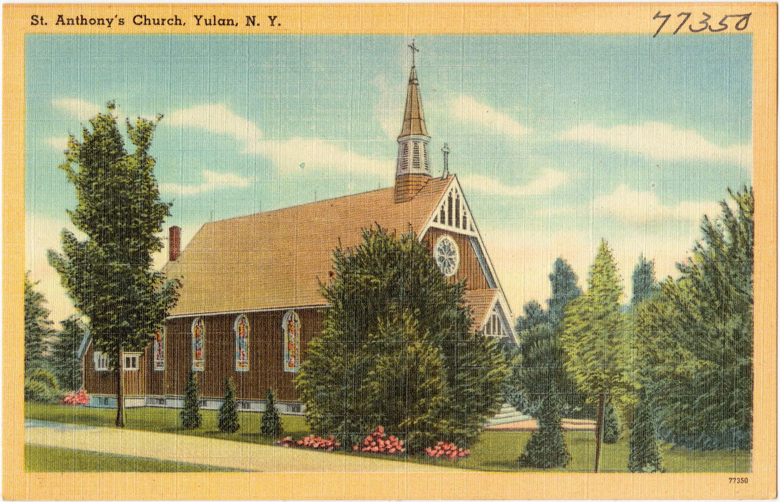 St. Anthony's Church, Yulan, N. Y., Boston Public Library - undated