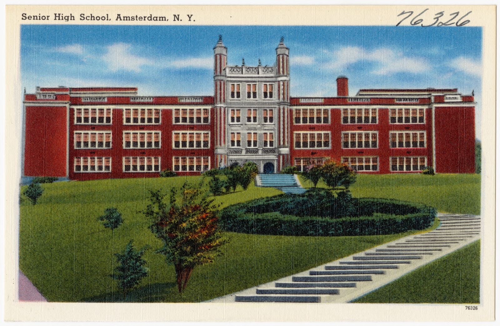 Senior high school, Amsterdam, N. Y., Boston Public Library - undated
