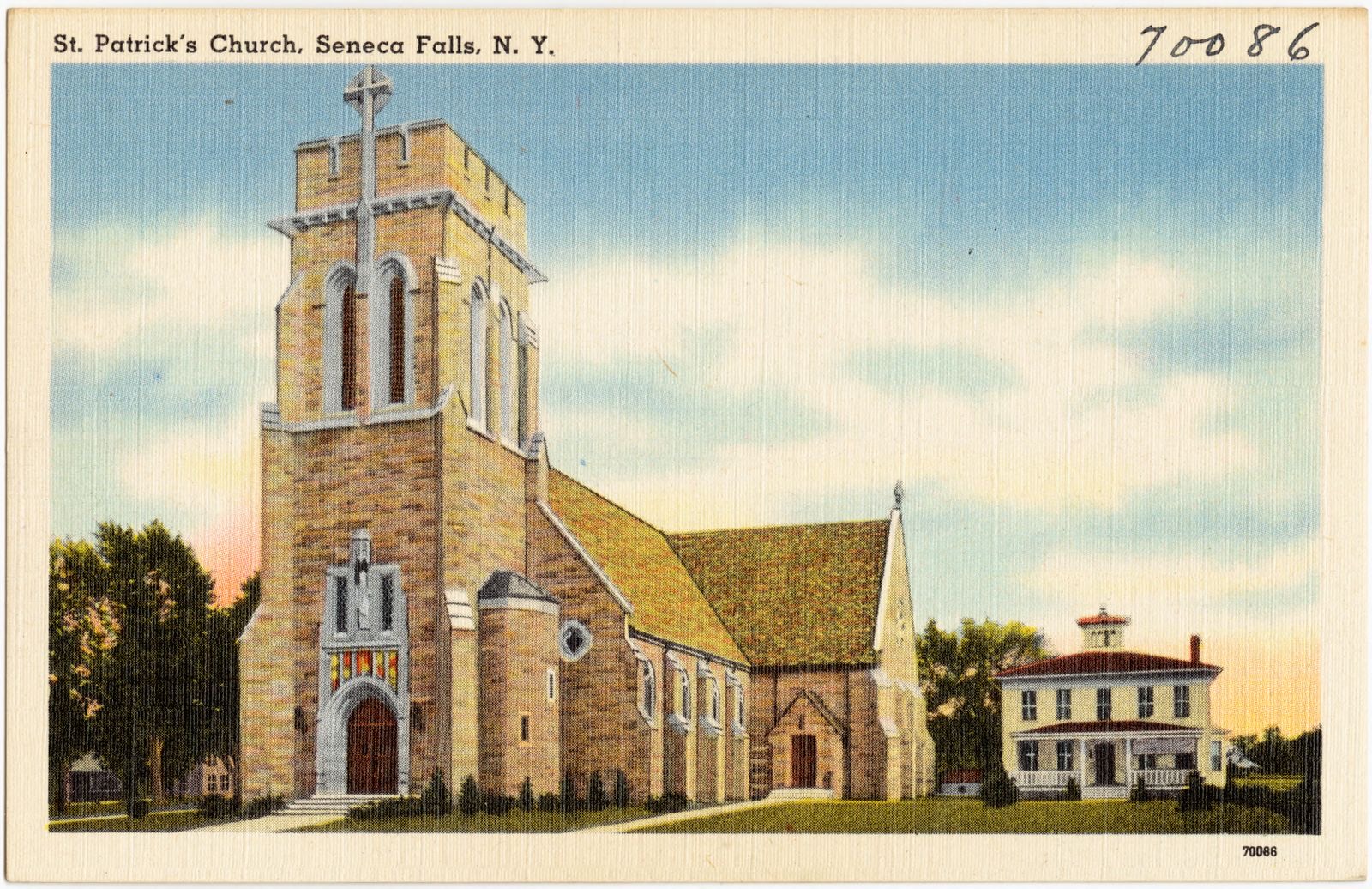 St. Patrick's Church, Seneca Falls, N. Y., Boston Public Library - undated