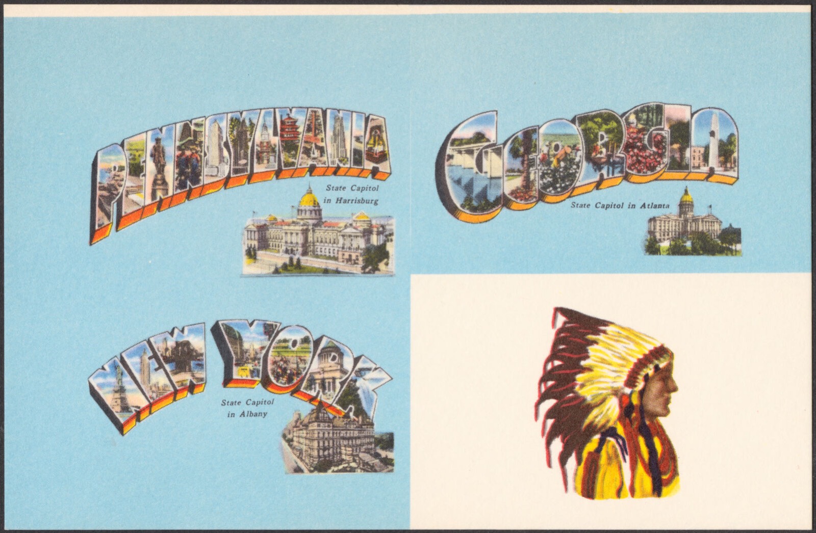 Pennsylvania. Georgia. New York, Boston Public Library - undated