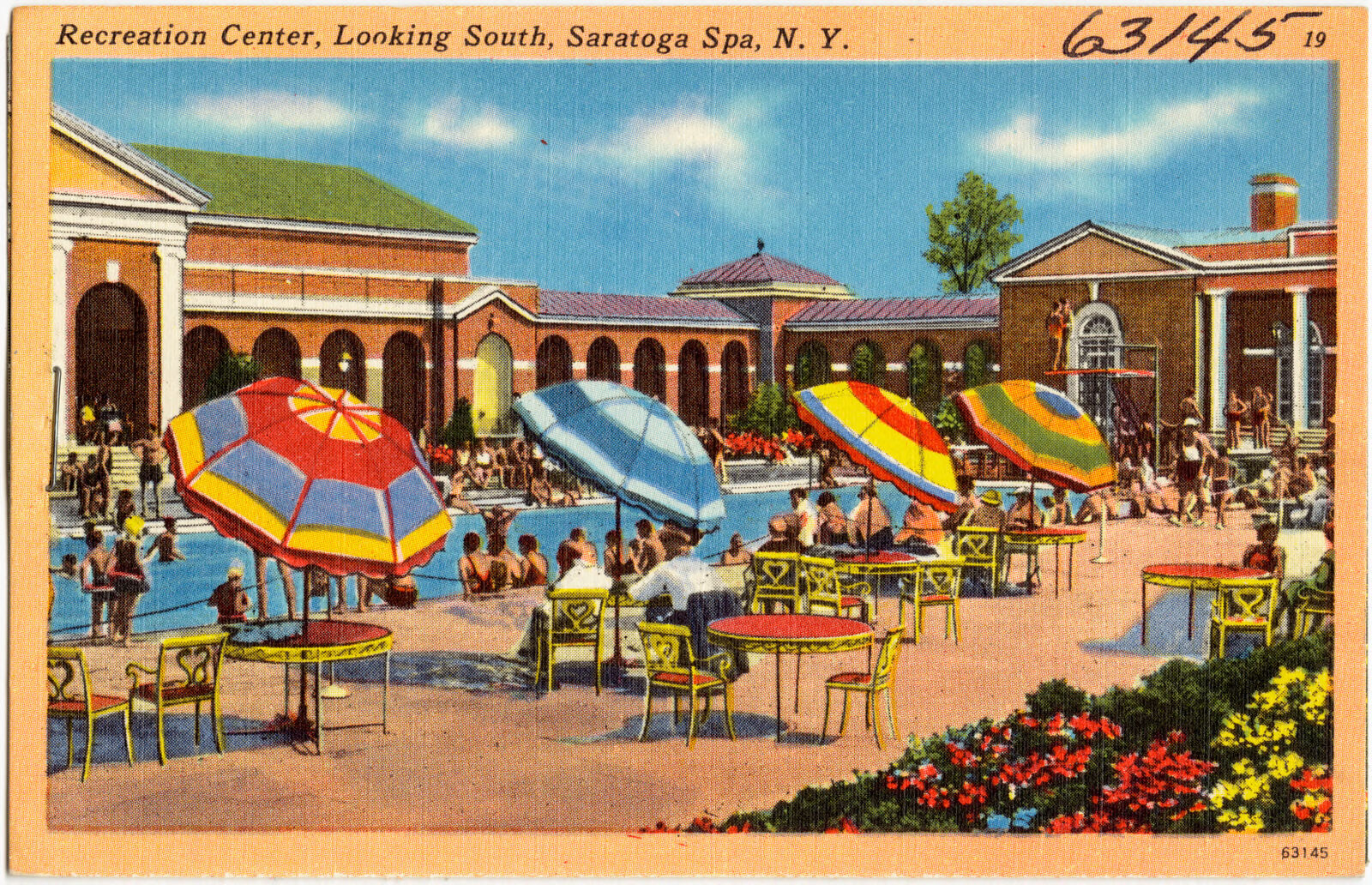 Recreation center, looking south, Saratoga Spa, N. Y., Boston Public Library - undated