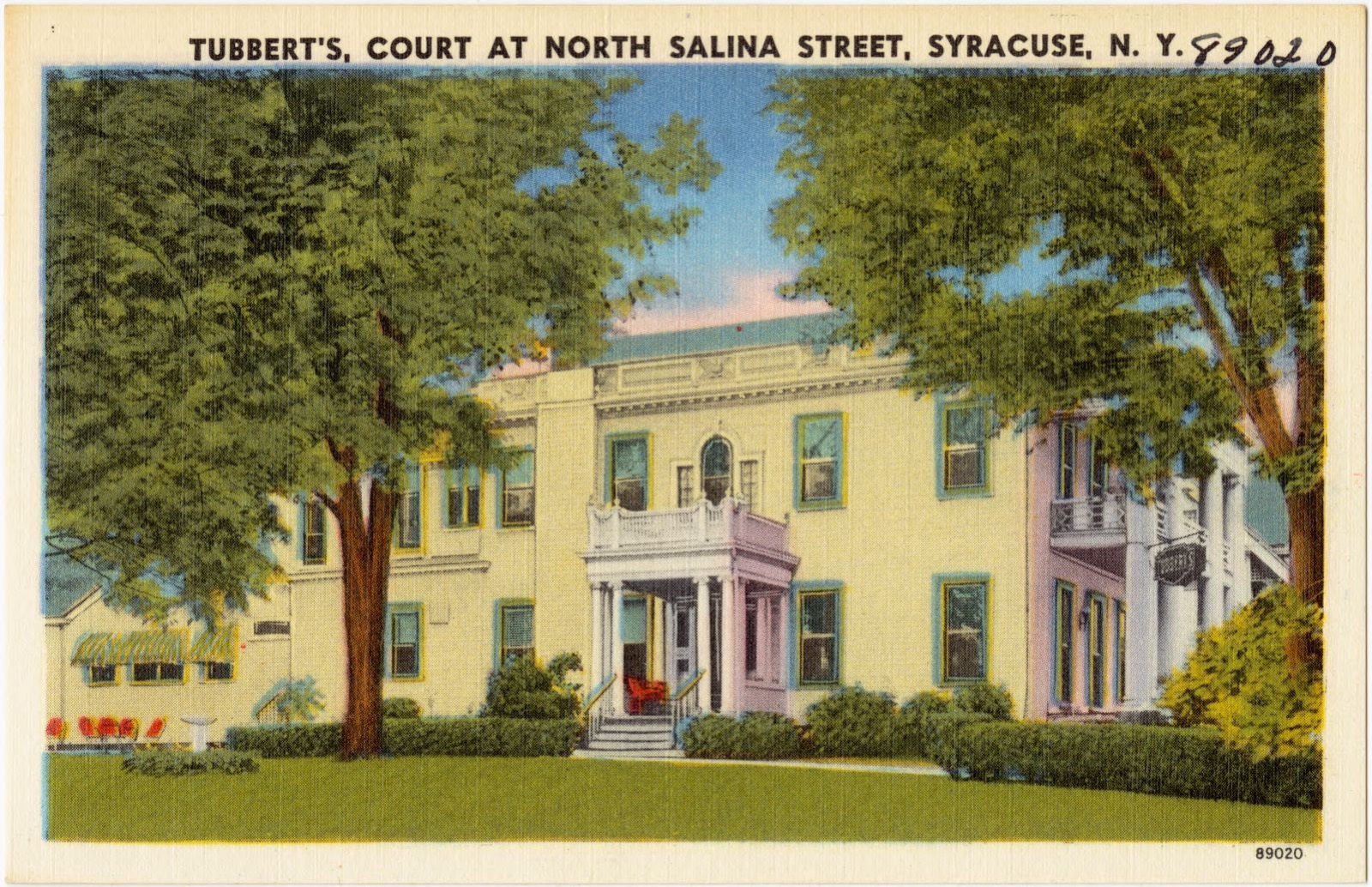 Tubbert's, Court at North Salina Street, Syracuse, N. Y., Boston Public Library - undated