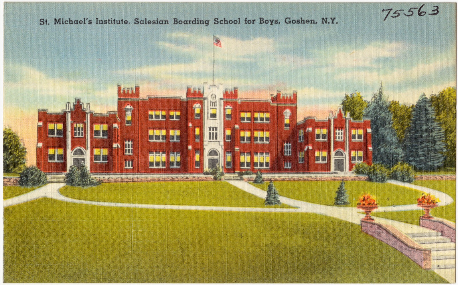 St. Michael's Institute, Salesian Boarding School for Boys, Goshen, N. Y., Boston Public Library - undated