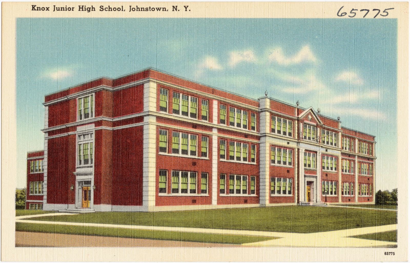 Knox Junior High School, Johnstown, N. Y., Boston Public Library - undated