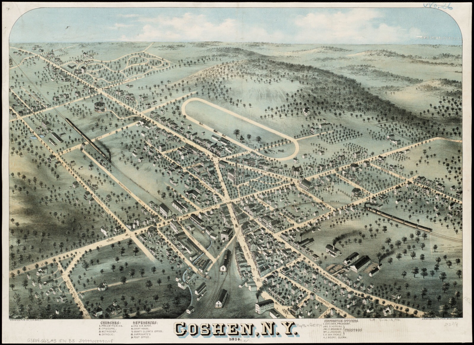 Goshen, N.Y 1874, Boston Public Library - undated