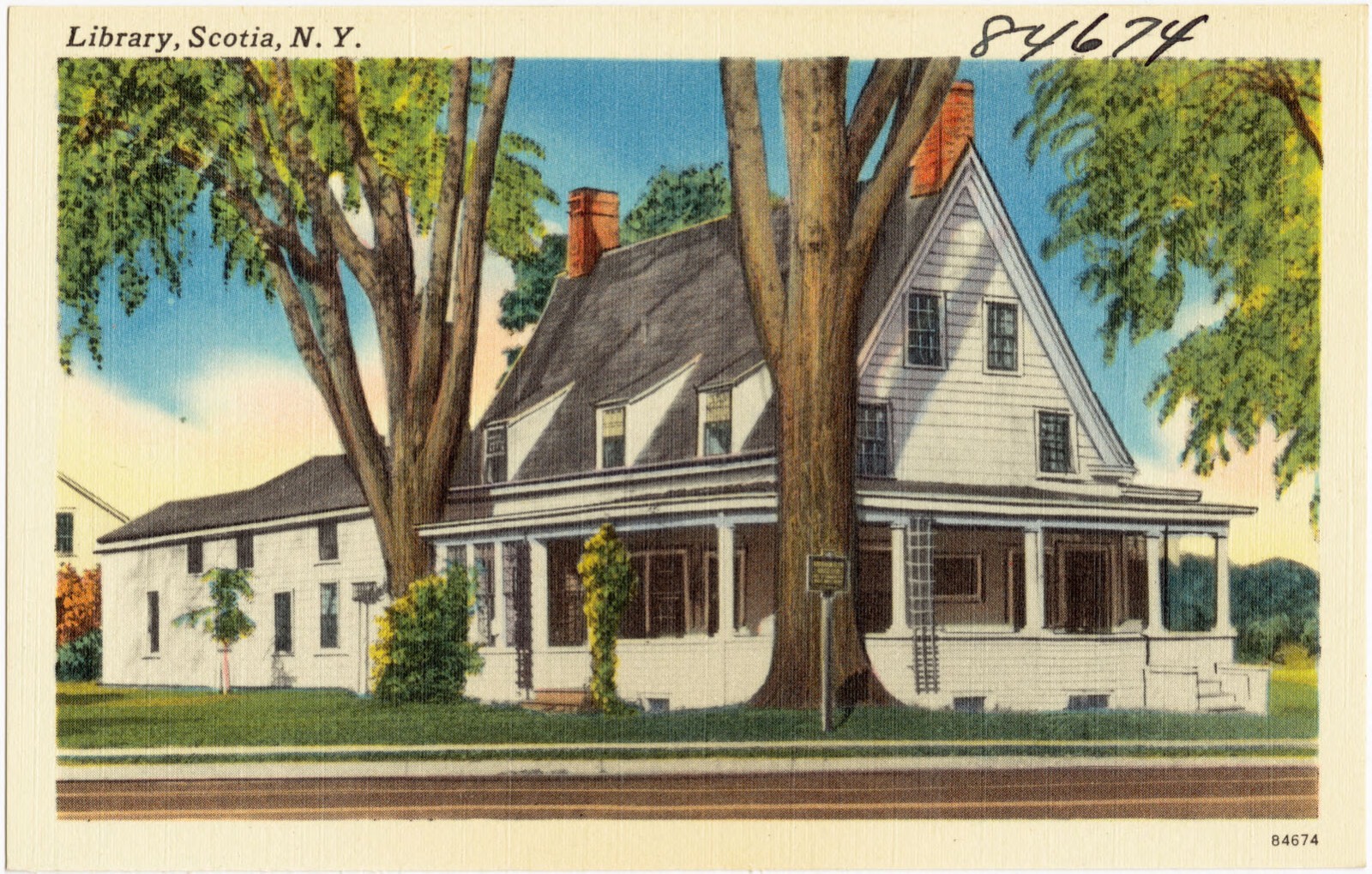 Library, Scotia, N. Y., Boston Public Library - undated