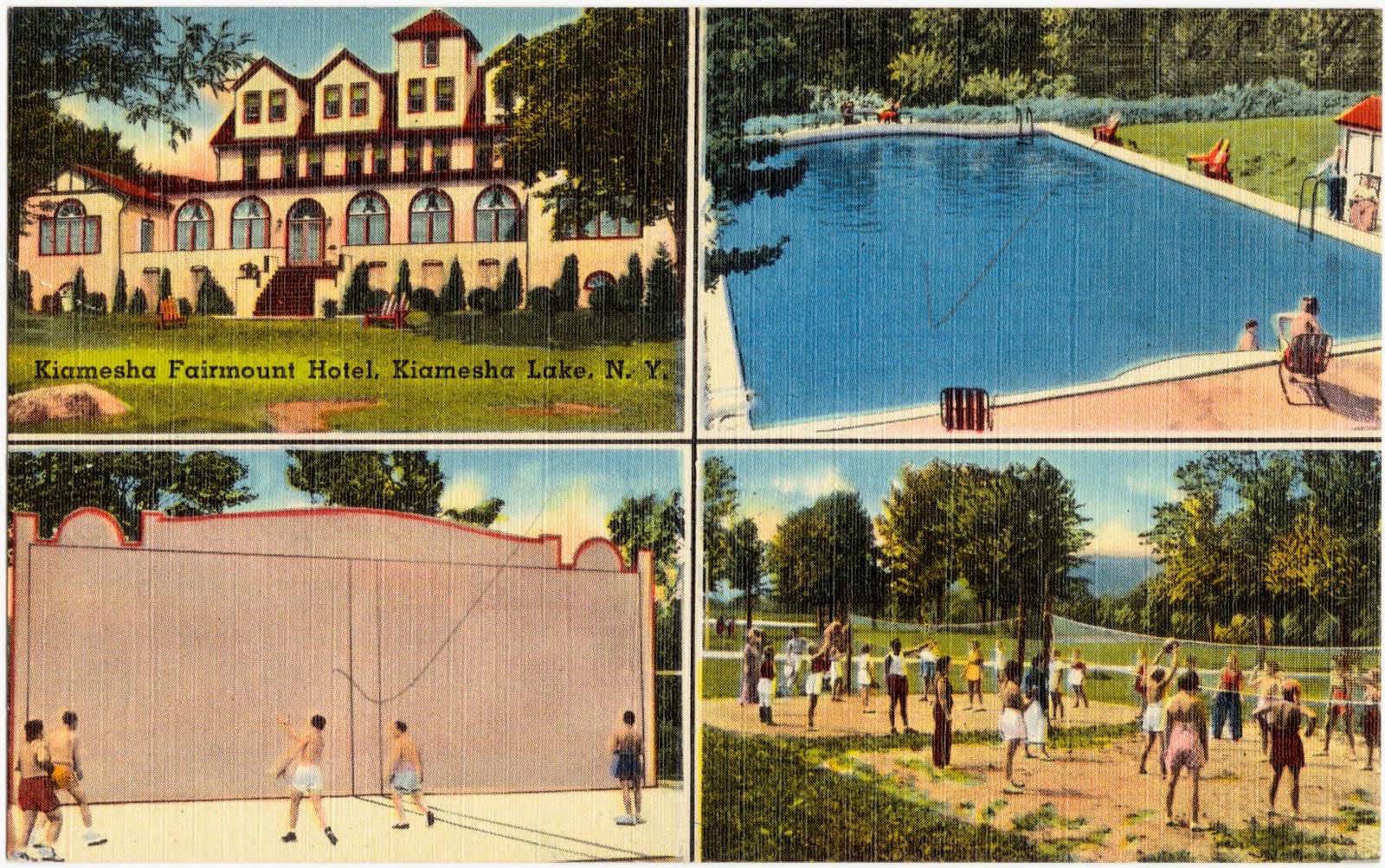 Kiamesha Fairmount Hotel, Kiamesha Lake, N. Y., Boston Public Library - undated