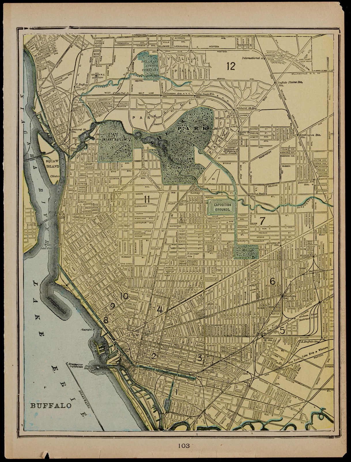 Buffalo, Boston Public Library - undated