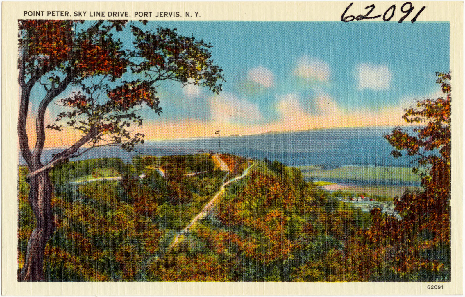 Point Peter, Sky Line Drive, Point Jervis, N. Y., Boston Public Library - undated