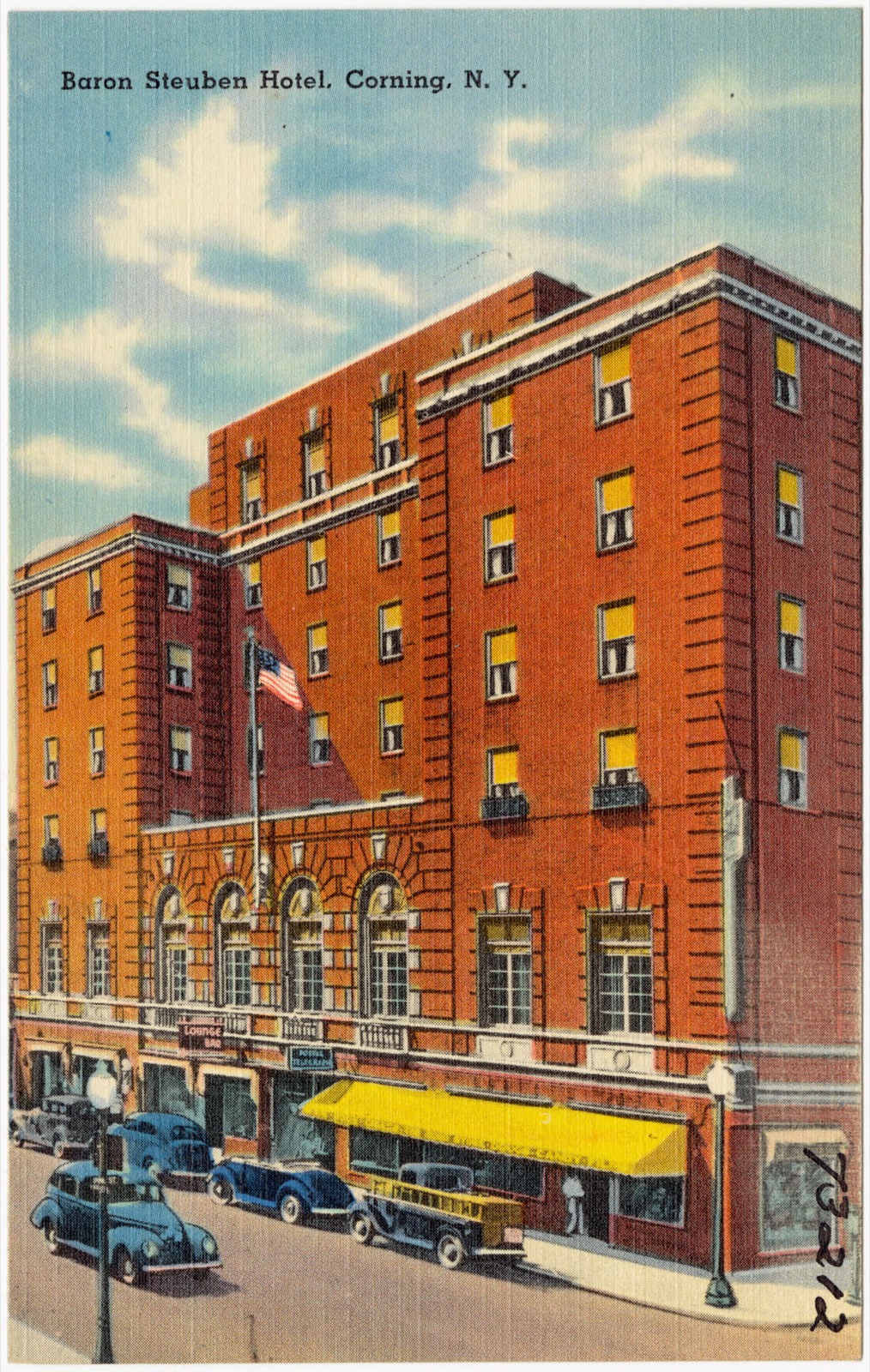 Baron Steuben Hotel, Corning, N. Y., Boston Public Library - undated