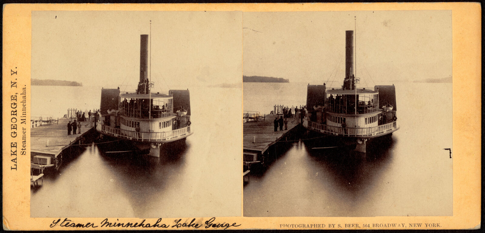 Caldwell. Steamer Minnehaha, Boston Public Library - undated