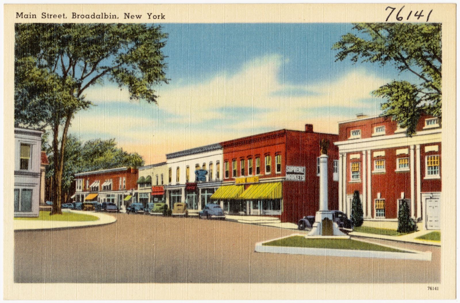 Main Street, Broadalbin, New York, Boston Public Library - undated