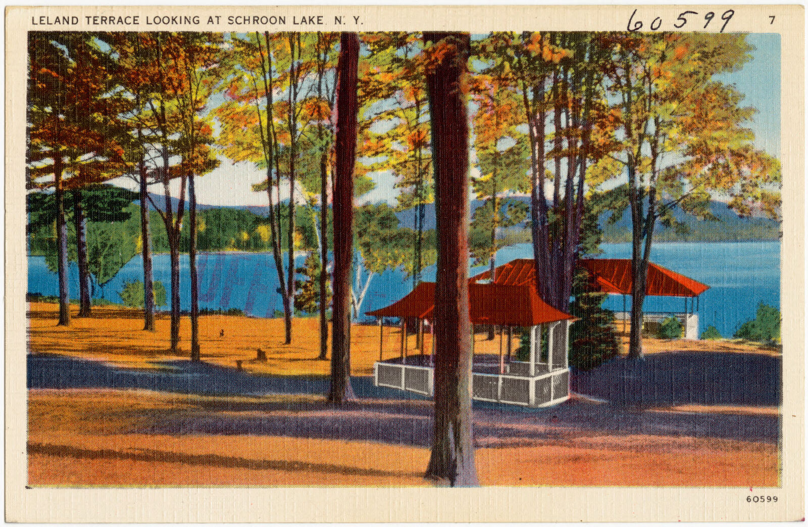 Leland Terrace looking at Schroon Lake, N. Y., Boston Public Library - undated